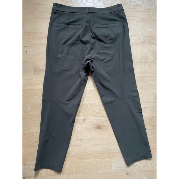 Lululemon Men Commission Pant Slim Warpstreme 32 x 28 Dark Olive Green Casual - Picture 9 of 12